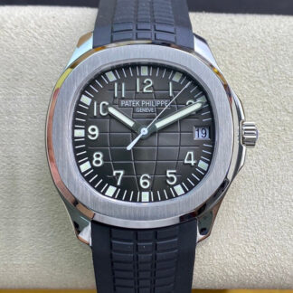 AAA Replica Patek Philippe Aquanaut 5165A 38MM ZF Factory Black Dial Mens Watch