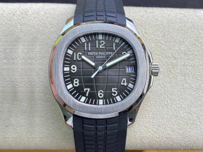 AAA Replica Patek Philippe Aquanaut 5165A 38MM ZF Factory Black Dial Mens Watch