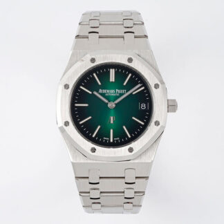 AAA Replica Audemars Piguet Royal Oak 16202PT.OO.1240PT.01 ZF Factory Green Dial Mens Watch