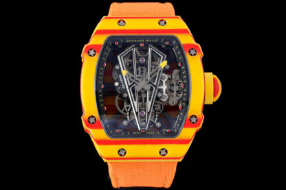 AAA Replica Richard Mille RM27-03 Rafael Nadal Tourbillon RM Factory Orange Strap Mens Watch