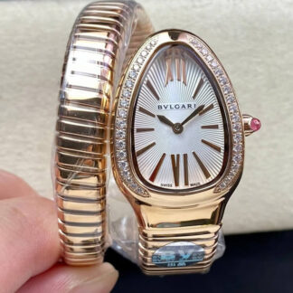 AAA Replica Bvlgari Serpenti 103003 BV Factory Rose Gold Ladies Watch