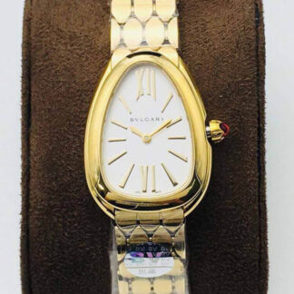 AAA Replica Bvlgari Serpenti BV Factory Yellow Gold Case Ladies Watch