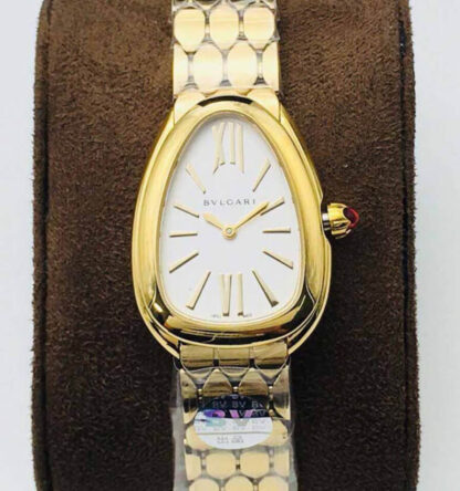 AAA Replica Bvlgari Serpenti BV Factory Yellow Gold Case Ladies Watch