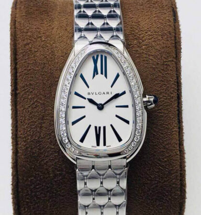 AAA Replica Bvlgari Serpenti 103148 BV Factory Diamond Bezel Ladies Watch