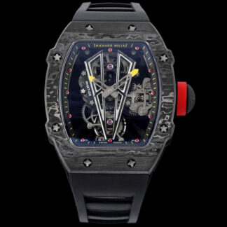 AAA Replica Richard Mille RM27-03 Rafael Nadal Tourbillon RM Factory Black Rubber Strap Mens Watch