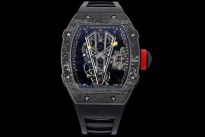 AAA Replica Richard Mille RM27-03 Rafael Nadal Tourbillon RM Factory Black Rubber Strap Mens Watch