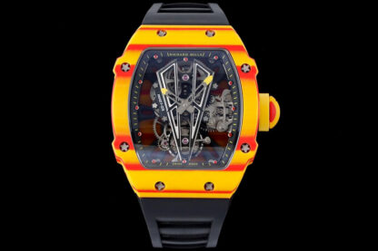 AAA Replica Richard Mille RM27-03 Rafael Nadal Tourbillon RM Factory Rubber Strap Mens Watch