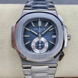 AAA Replica Patek Philippe Nautilus 5980/1A-001 PPF Factory Blue Dial Mens Watch