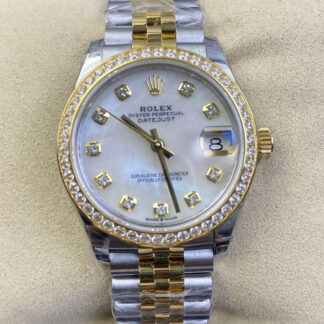 AAA Replica Rolex Datejust M278383RBR-0028 31MM EW Factory Mother-of-pearl Dial Ladies Watch | aaareplicawatches.is