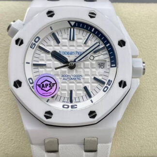 AAA Replica Audemars Piguet Royal Oak Offshore 15707CB.OO.A010CA.01 APS Factory Rubber Strap Mens Watch | aaareplicawatches.is