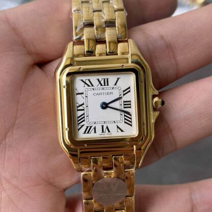 AAA Replica Panthere De Cartier WGPN0009 27MM BV Factory Gold Case Ladies Watch | aaareplicawatches.is