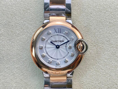 AAA Replica Cartier Ballon Bleu 28MM W3BB0005 V6 Factory White Dial Women Watch | aaareplicawatches.is