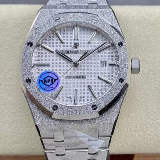 AAA Replica Audemars Piguet Royal Oak 15410 APS Factory White Dial Mens Watch | aaareplicawatches.is