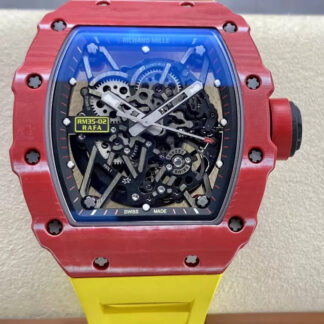 AAA Replica Richard Mille RM35-02 T+ Factory Red Carbon Fiber Case Mens Watch | aaareplicawatches.is