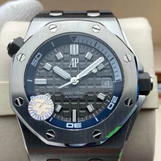 AAA Replica Audemars Piguet Royal Oak Offshore 15720ST.OO.A009CA.01 ZF Factory Gray Strap Mens Watch | aaareplicawatches.is