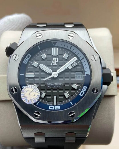 AAA Replica Audemars Piguet Royal Oak Offshore 15720ST.OO.A009CA.01 ZF Factory Gray Strap Mens Watch | aaareplicawatches.is