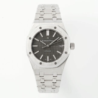 AAA Replica Audemars Piguet Royal Oak 15450ST.OO.1256ST.02 APS Factory Gray Ruthenium Dial Mens Watch | aaareplicawatches.is