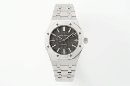 AAA Replica Audemars Piguet Royal Oak 15450ST.OO.1256ST.02 APS Factory Gray Ruthenium Dial Mens Watch | aaareplicawatches.is