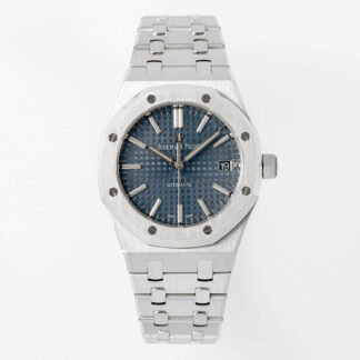 AAA Replica Audemars Piguet Royal Oak 15450ST.OO.1256ST.03 APS Factory Blue Dial Mens Watch | aaareplicawatches.is