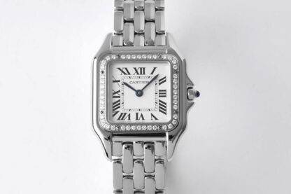 AAA Replica Cartier Panthere W4PN0008 27MM BV Factory Diamond Bezel Women Watch | aaareplicawatches.is