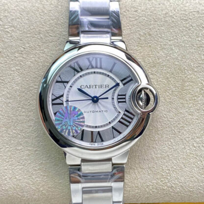 AAA Replica Ballon Bleu De Cartier W6920071 33MM AF Factory Steel Strap Women Watch | aaareplicawatches.is