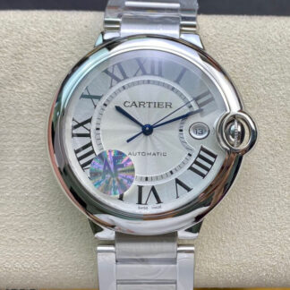 AAA Replica Ballon Bleu De Cartier W69012Z4 42MM AF Factory Silver White Dial Mens Watch | aaareplicawatches.is