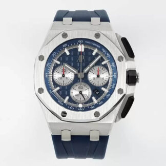 AAA Replica Audemars Piguet Royal Oak Offshore 26420TI.OO.A027CA.01 APF Factory Blue Dial Mens Watch | aaareplicawatches.is