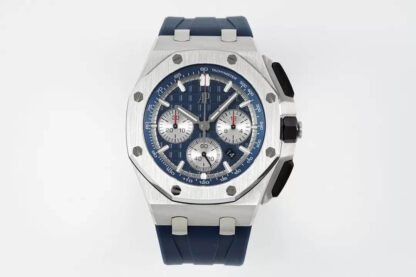 AAA Replica Audemars Piguet Royal Oak Offshore 26420TI.OO.A027CA.01 APF Factory Blue Dial Mens Watch | aaareplicawatches.is