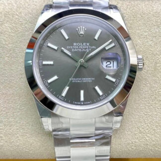 AAA Replica Rolex Datejust M126300-0007 41MM VS Factory Gray Dial Mens Watch | aaareplicawatches.is