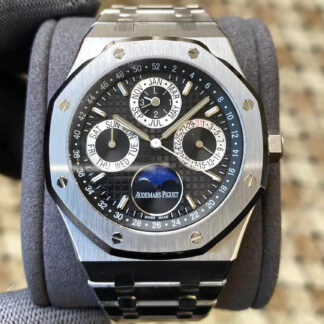 AAA Replica Audemars Piguet Royal Oak 26597PT.OO.1220PT.01 APS Factory Black Dial Mens Watch | aaareplicawatches.is