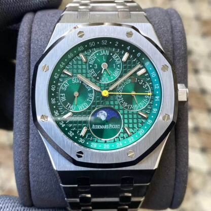 AAA Replica Audemars Piguet Royal Oak 26606ST.OO.1220ST.01 APS Factory Green Dial Mens Watch | aaareplicawatches.is