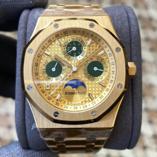 AAA Replica Audemars Piguet Royal Oak 26607BA.OO.1220BA.01 APS Factory Yellow Gold Mens Watch | aaareplicawatches.is