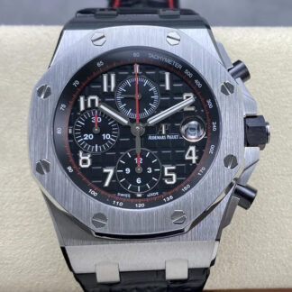 AAA Replica Audemars Piguet Royal Oak Offshore 26470ST.OO.A101CR.01 APF Factory Black Strap Mens Watch | aaareplicawatches.is