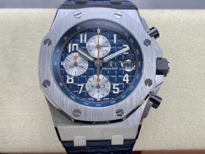 AAA Replica Audemars Piguet Royal Oak Offshore APF Factory Blue Strap Mens Watch | aaareplicawatches.is