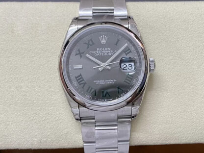 AAA Replica Rolex Datejust M126200-0018 36MM VS Factory Silver Case Mens Watch | aaareplicawatches.is