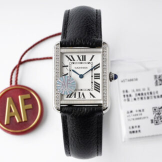 AAA Replica Cartier Tank Quartz AF Factory White Dial Woman Watch | aaareplicawatches.is