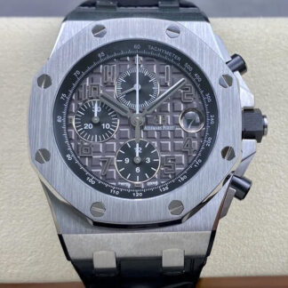 AAA Replica Audemars Piguet Royal Oak Offshore 26470 APF Factory Black Strap Mens Watch | aaareplicawatches.is