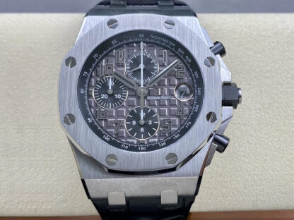 AAA Replica Audemars Piguet Royal Oak Offshore 26470 APF Factory Black Strap Mens Watch | aaareplicawatches.is