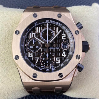 AAA Replica Audemars Piguet Royal Oak Offshore 26470OR.OO.A099CR.01 APF Factory Black Dial Mens Watch | aaareplicawatches.is