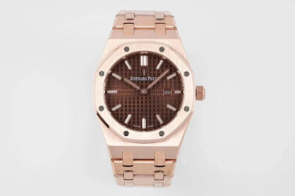 AAA Replica Audemars Piguet Royal Oak Quartz 33MM 67650OR.OO.1261OR.01 ZF Factory Rose Gold Case Woman Watch | aaareplicawatches.is