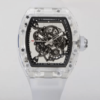 AAA Replica Richard Mille RM055 RM Factory White Strap Mens Watch | aaareplicawatches.is