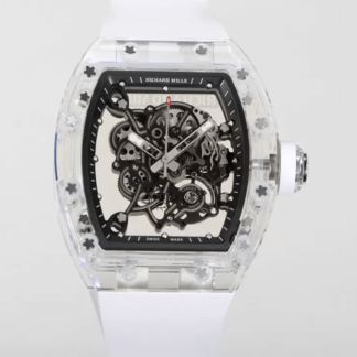 AAA Replica Richard Mille RM055 RM Factory Transparent Case Mens Watch | aaareplicawatches.is