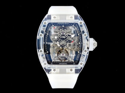 AAA Replica Richard Mille RM 56-01 Tourbillon RM Factory White Strap Mens Watch | aaareplicawatches.is