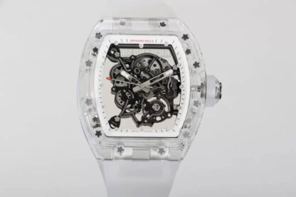 AAA Replica Richard Mille RM055 RM Factory White Strap Mens Watch | aaareplicawatches.is