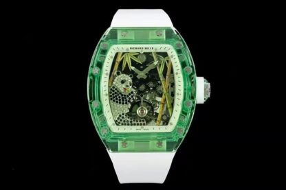 AAA Replica Richard Mille RM26-01 Tourbillon RM Factory Green Transparent Case Mens Watch | aaareplicawatches.is