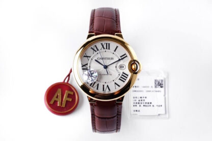 AAA Replica Ballon Bleu De Cartier 42MM W6900551 AF Factory Gold Bezel Mens Watch | aaareplicawatches.is