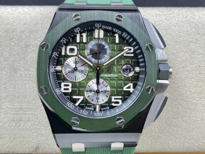 AAA Replica Audemars Piguet Royal Oak Offshore 26405CE.OO.A056CA.01 APF Factory Green Dial Mens Watch | aaareplicawatches.is