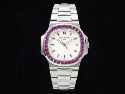 AAA Replica Patek Philippe Nautilus 5711 GR Factory White Dial Mens Watch | aaareplicawatches.is