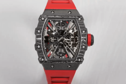 AAA Replica Richard Mille RM12-01 Tourbillon RM Factory Red Strap Mens Watch | aaareplicawatches.is