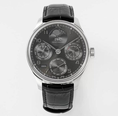 AAA Replica IWC Portuguese Perpetual Calendar IW503301 APS Factory Black Strap Mens Watch | aaareplicawatches.is